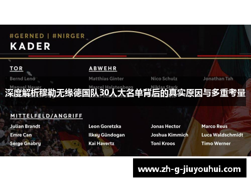 深度解析穆勒无缘德国队30人大名单背后的真实原因与多重考量